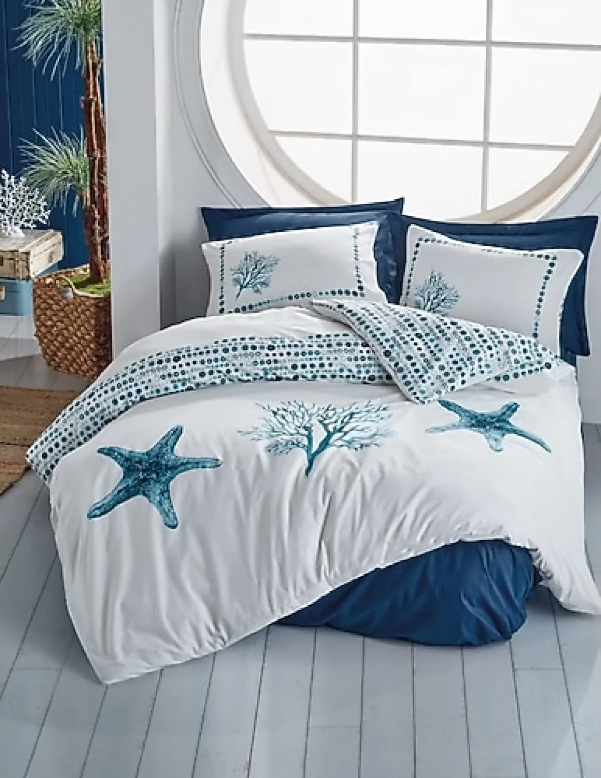 Cotton Box Maritime Star Tek Kişilik Nevresim Takımı