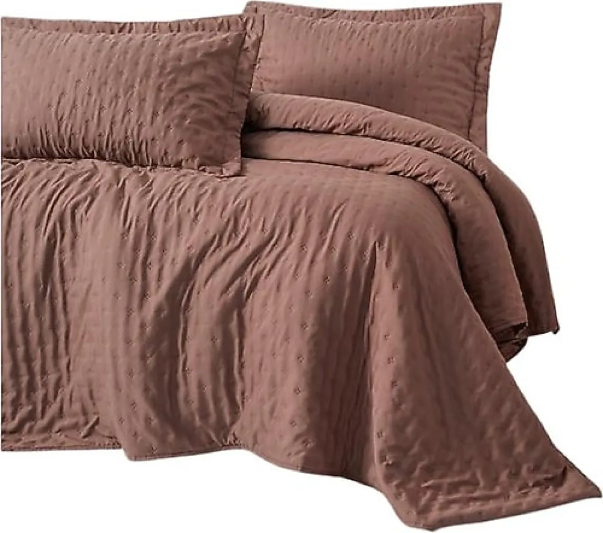 Cotton Box Serra Gül Kurusu Çift Kişilik Yatak Örtüsü