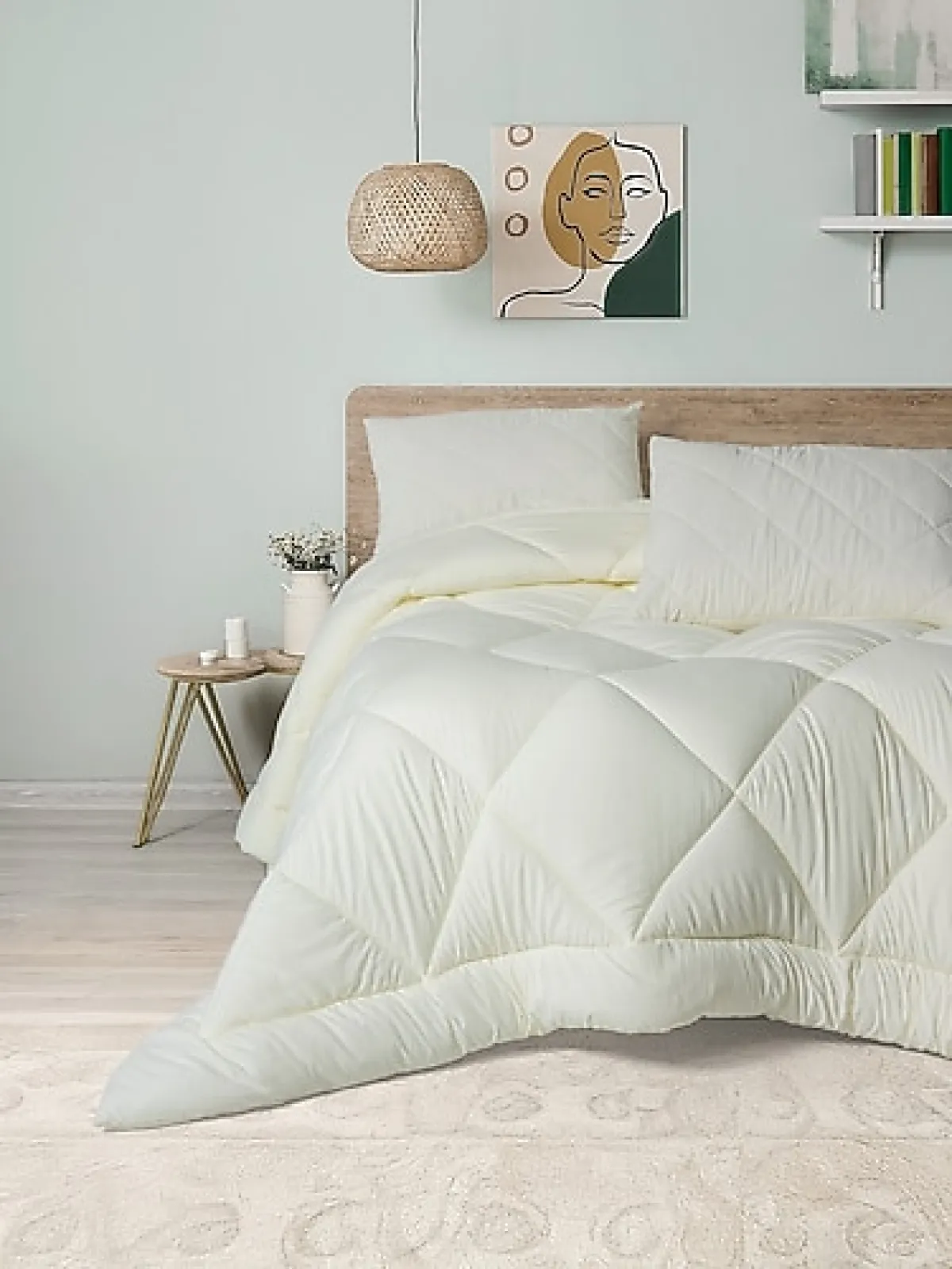 Cotton Box Softwash Ekru Tek Kişilik Yorgan Seti