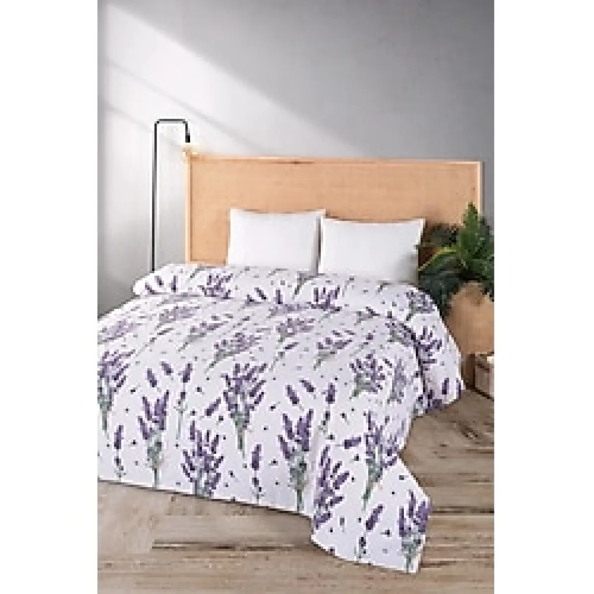 Cozy Nest 100 Doğal Pamuk Çift Kişilik Yatak Örtüsü-Baskılı Pike - 190x220 cm (7 FARKLI DESEN)