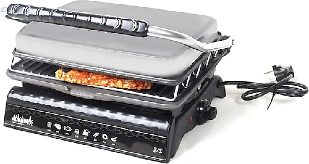 Dökümix Ultra Plus Gri 1800 W Izgara ve Tost Makinesi