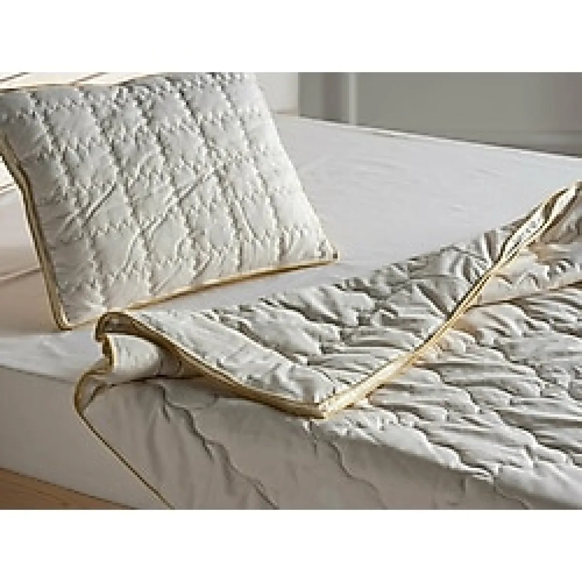 Doqu Home Tek Kişilik Yün Yorgan - 155 x 215 cm - Beyaz