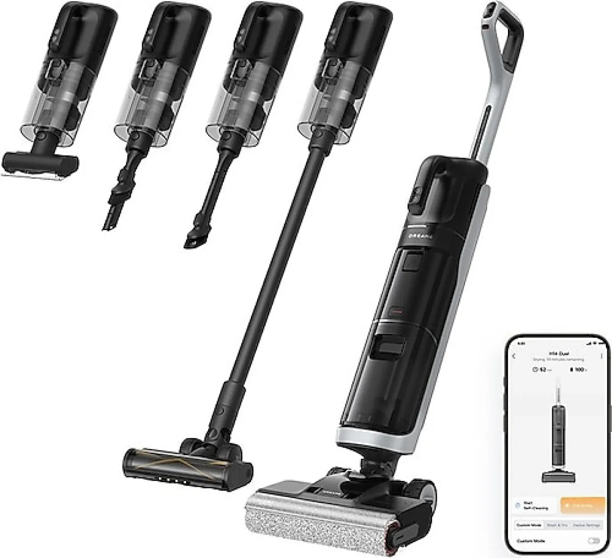 Dreame H14 Dual Akıllı Islak Kuru Şarjlı Dikey Süpürge