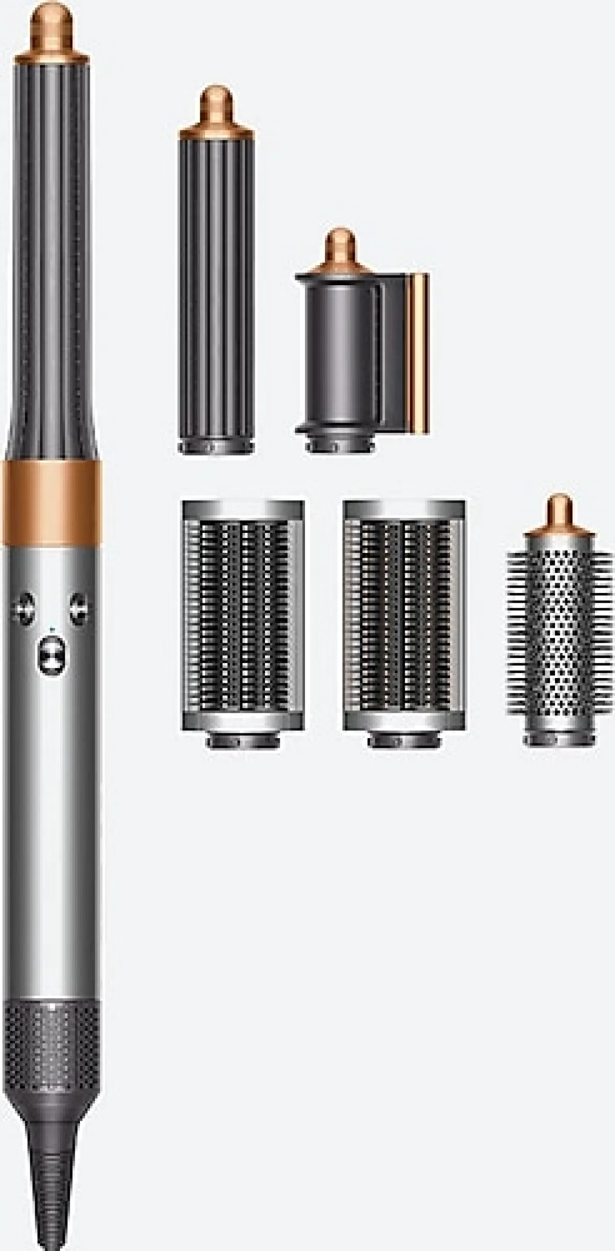 Dyson Airwrap Complete Long Parlak Nikel ve Parlak Bakır Saç Şekillendirme Seti