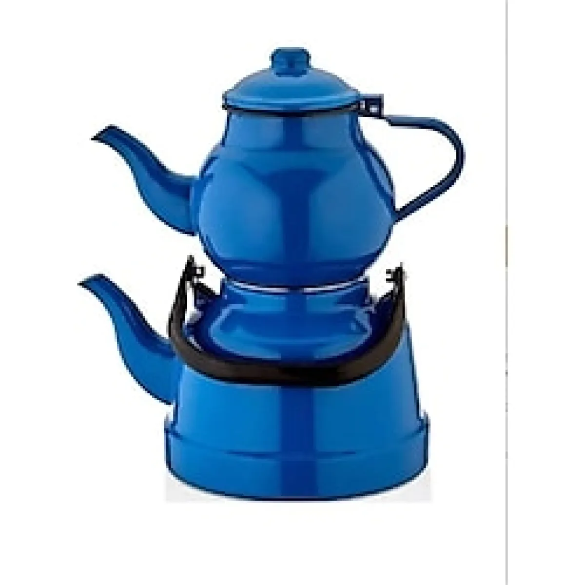 Ebru Metal Nostalji 11/16 Küçük Boy Emaye Çaydanlık