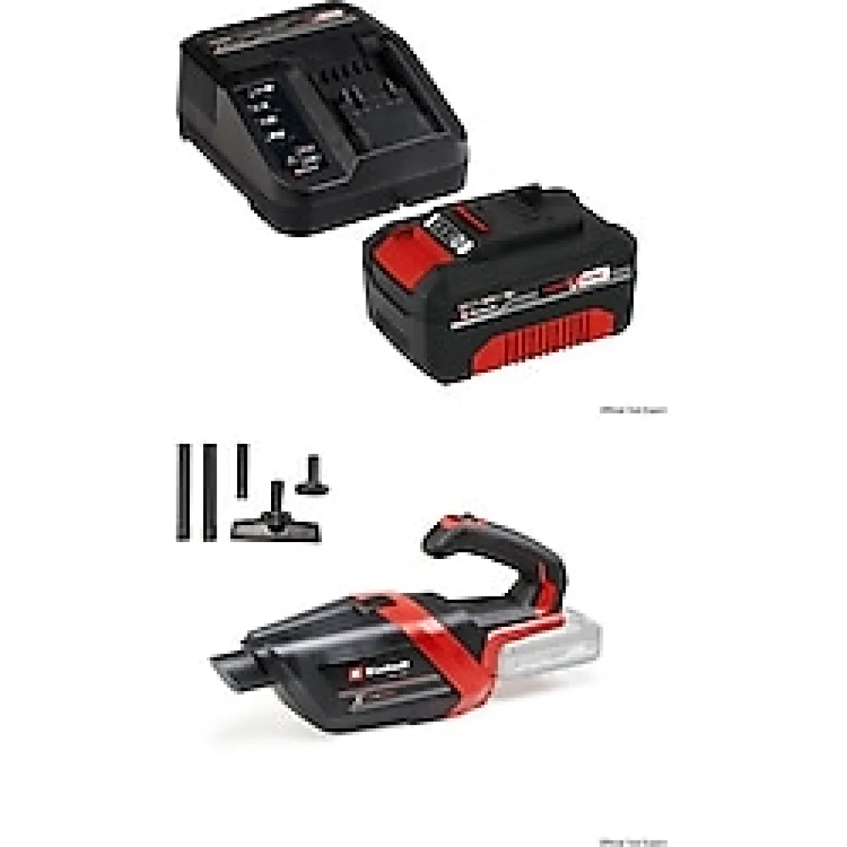 Einhell Te-Hv 18/06 Li 18 V Tek Akü 4.0 Ah El Süpürgesi - Siyah - Kırmızı - KIRMIZI