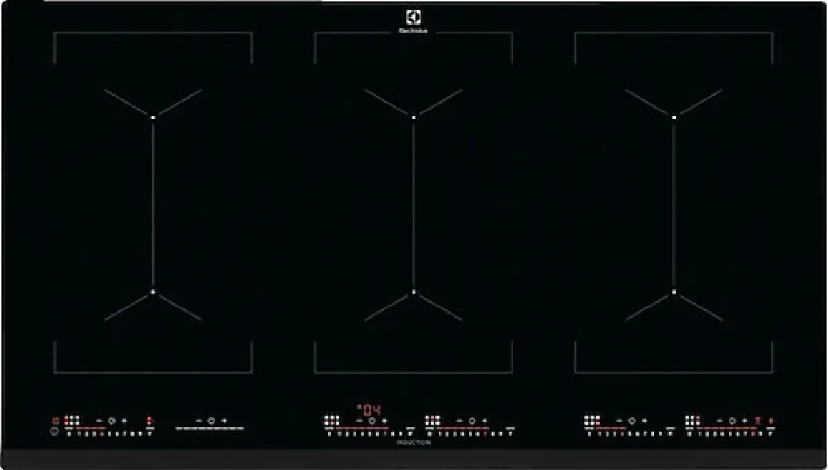 Electrolux EIV9467 MultipleBridge Indüksiyonlu Siyah Ankastre Ocak