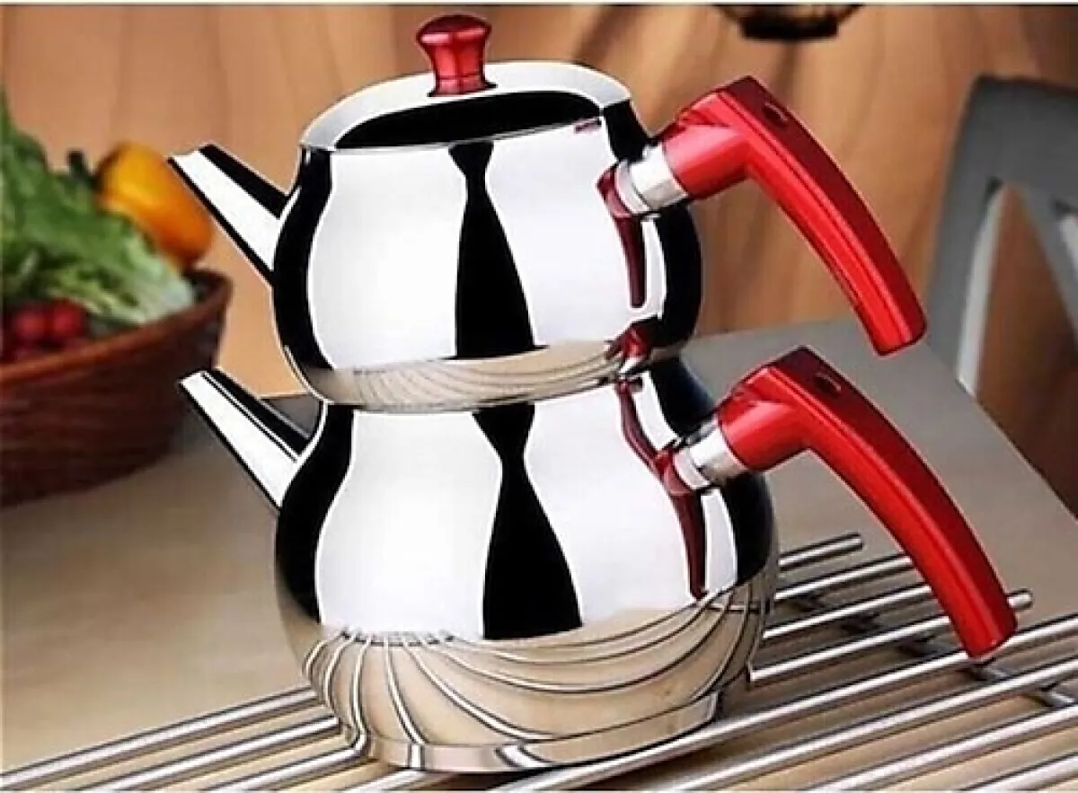 Ems Kardem Mini Boy Çelik Çaydanlık