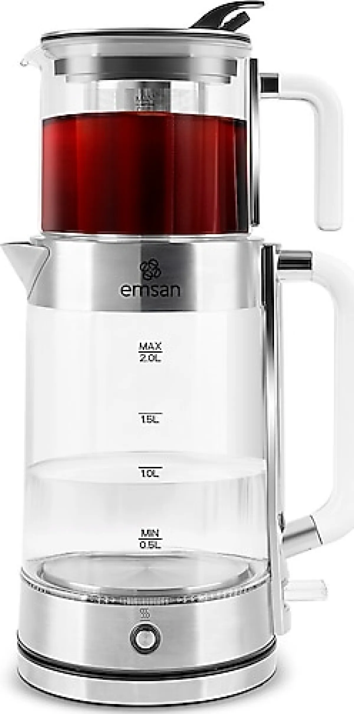 Emsan Feel Steel Xl 2200 W Cam Çay Makinesi