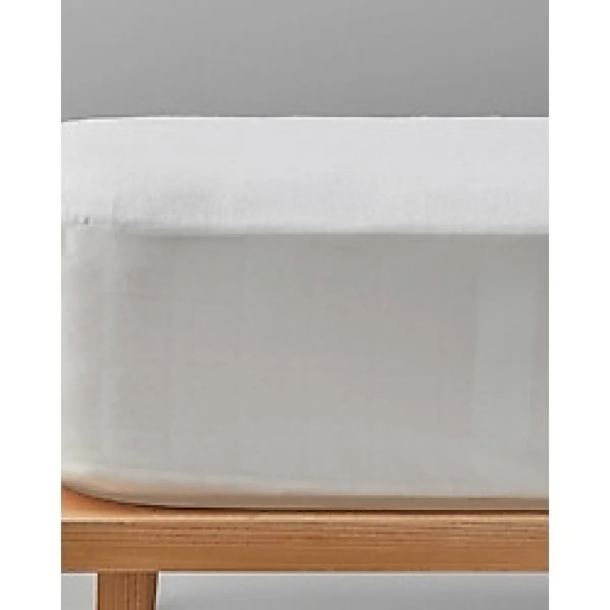 English Home Comfort Pamuklu Sıvı Geçirmez Çift Kişilik Alez 180X200 + 30 cm Beyaz - 140 x 200 cm