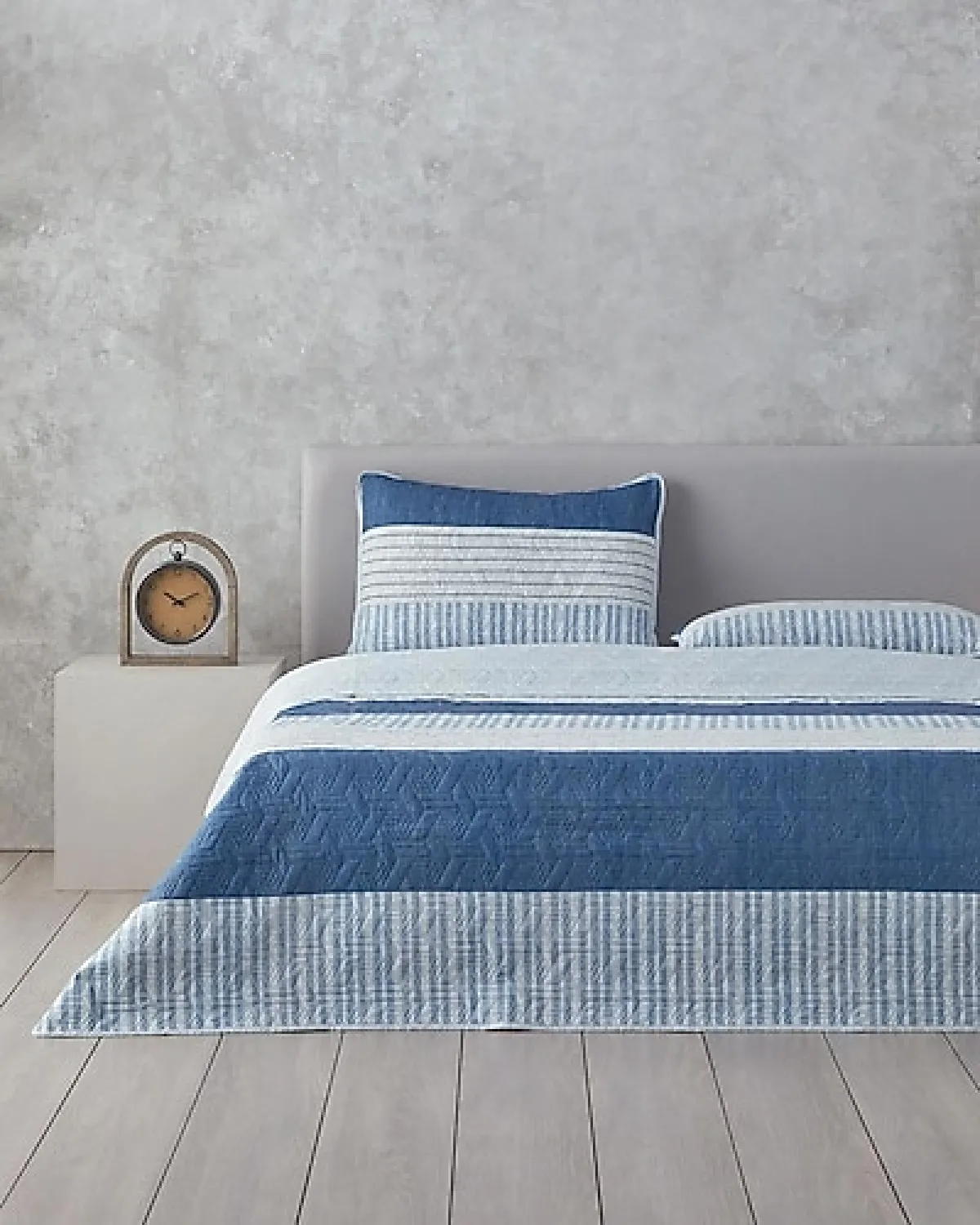 English Home Sleek Stripes Çift Kişilik Yatak Örtüsü Takımı