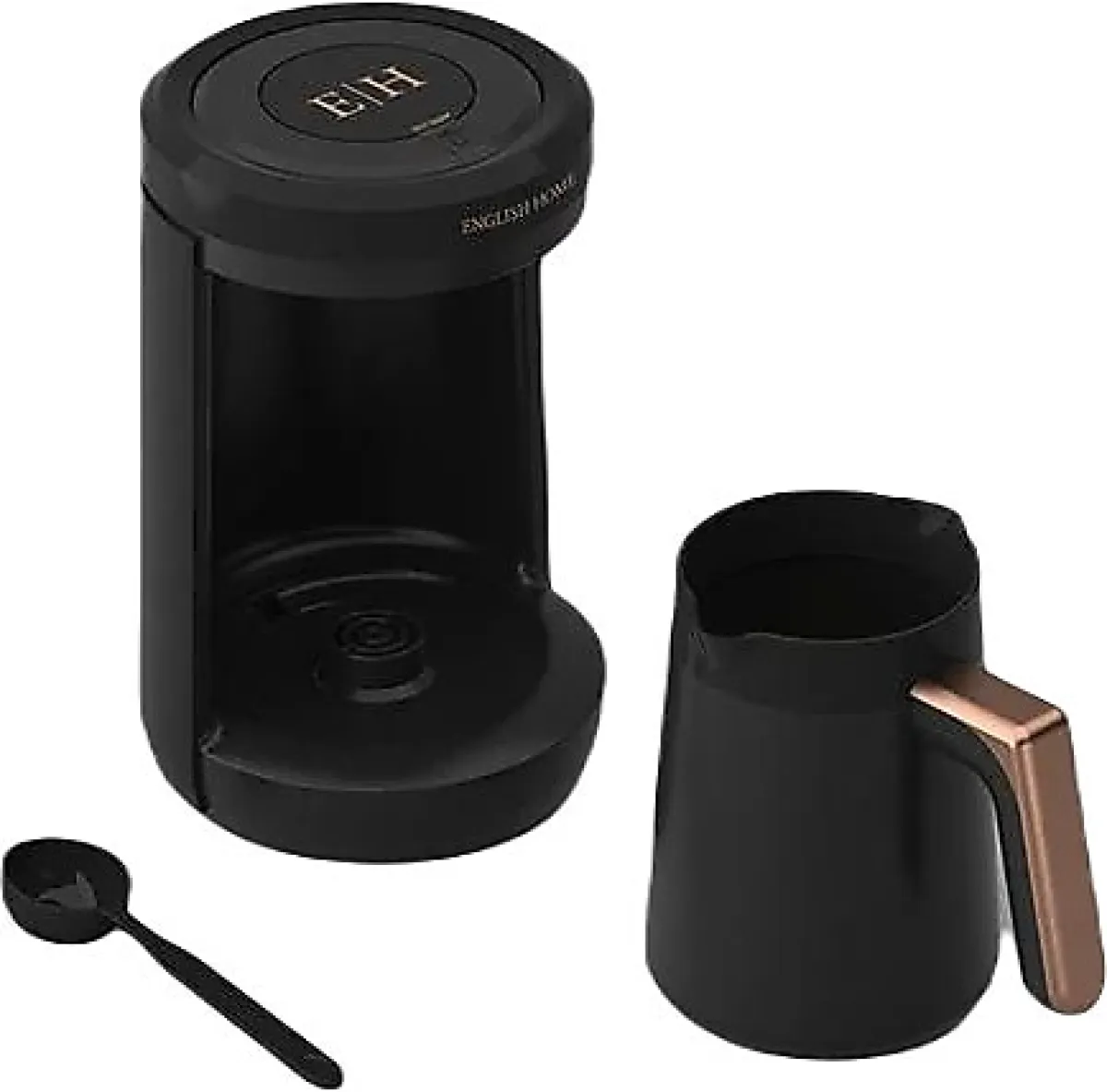 English Home TKM 6002 Çift Taşım Siyah Bakır Türk Kahve Makinesi