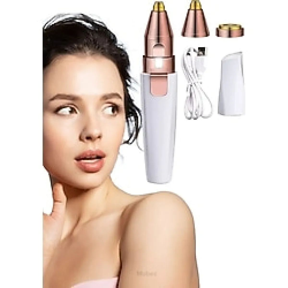 Epilasyon Yüz Çene Işıklı Kıl Tüy Alma Mini Cep Epilasyonu Kadın Mini Traş Makinesi