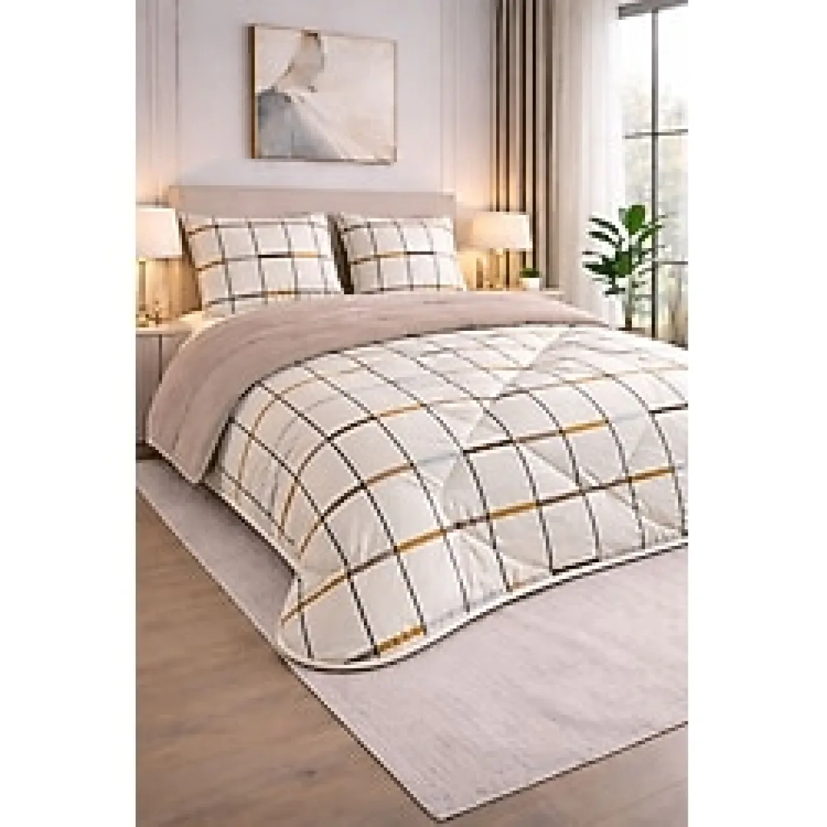 Eponj Home Çift Kişilik Wellsoft Comfort Set Nessa SoftEkru