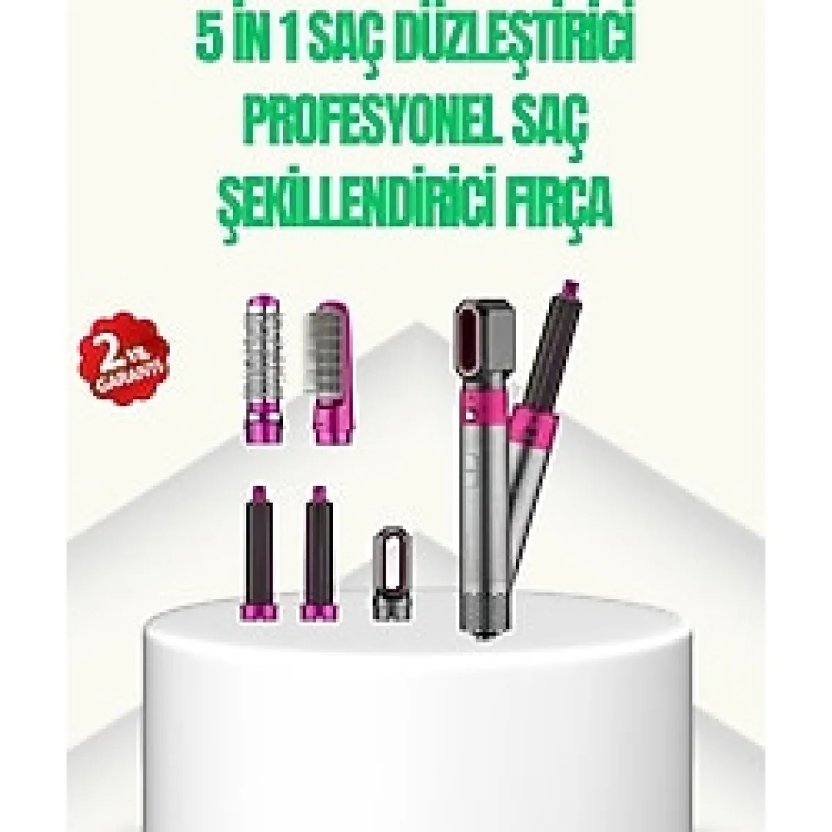 Erbar 5'i 1 Arada Profesyonel Saç Şekillendirici Tek Cihazla Sınırsız Stil - MR000K-1FW0W9 - Çok Renkli