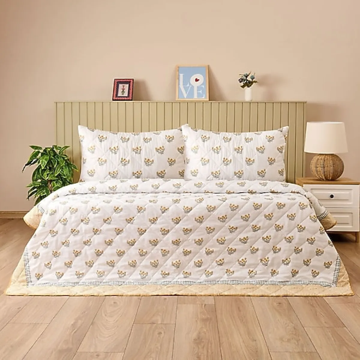 Evidea Soft Folky Çift Kişilik Pike Takımı