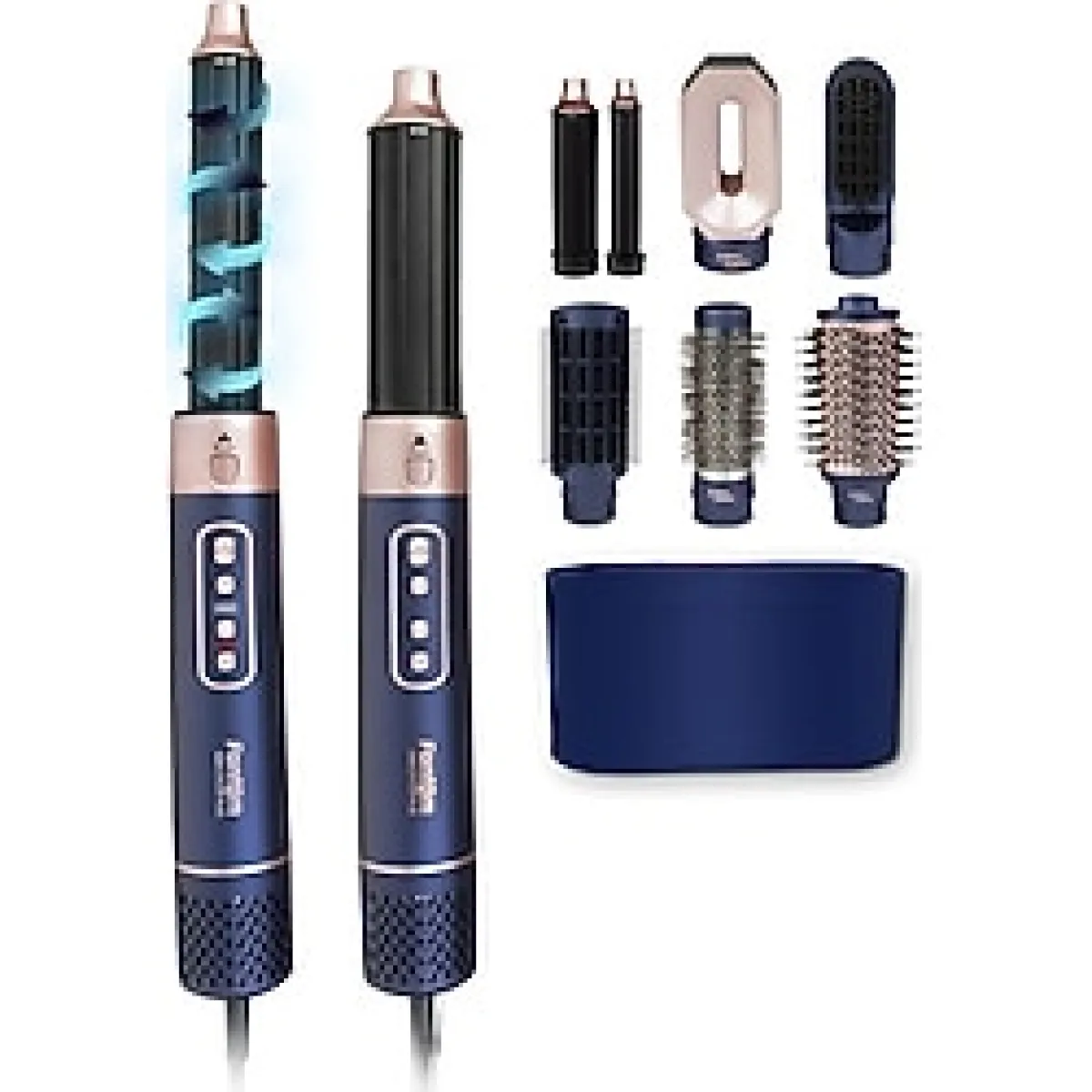 Fantom Mavi Saç Şekillendirici, Pratik ve Şık Saç Şekillendirme Cihazı - Seçenek 1