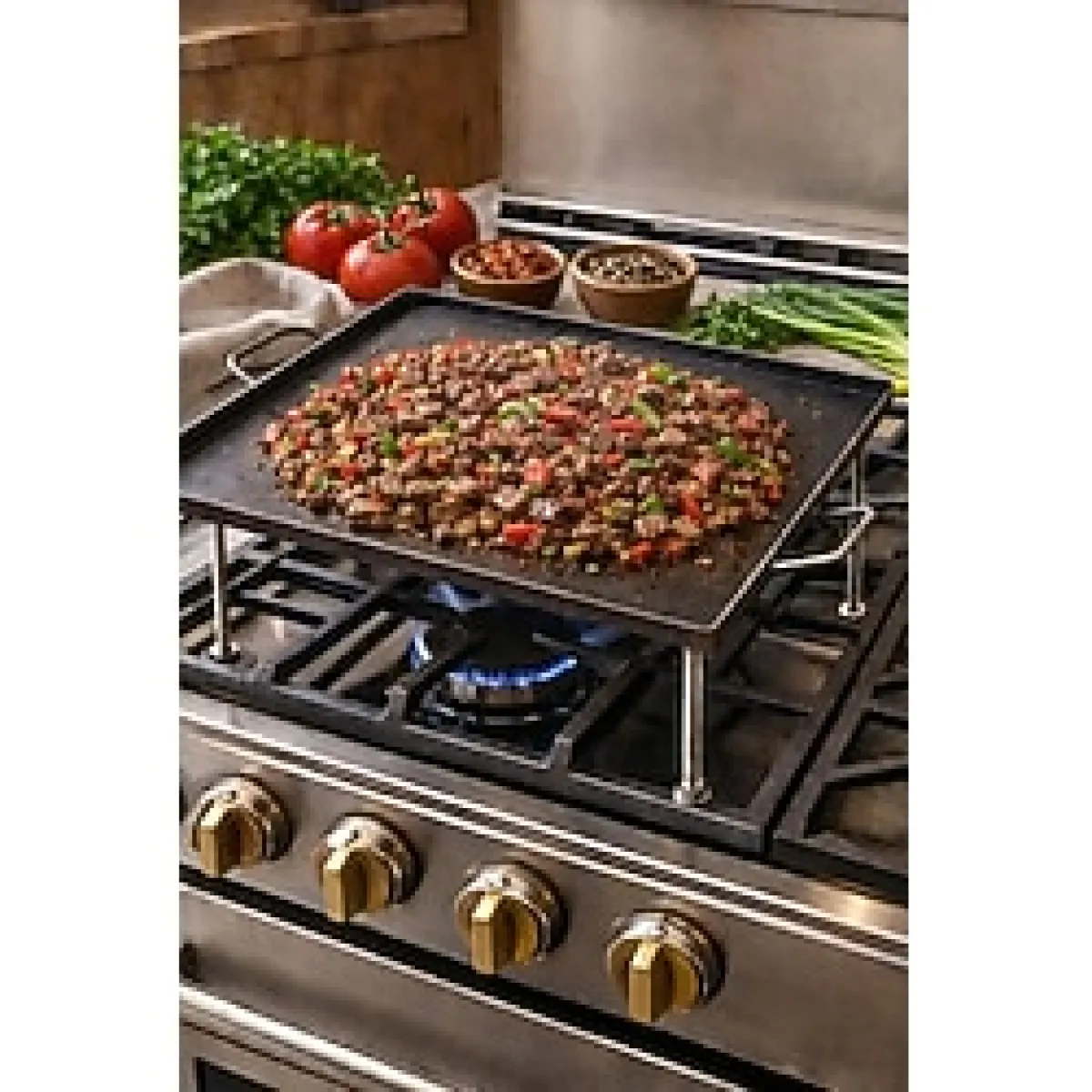 FBT Ocak Üstu Gözleme, Kavurma ve Mangal Sacı - Siyah