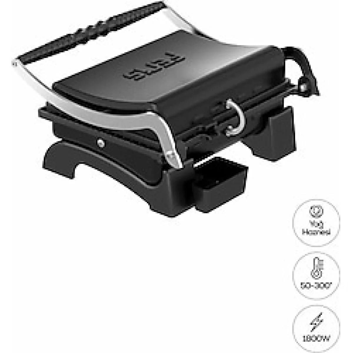 FERİS Döküm Tost Makinesi Siyah