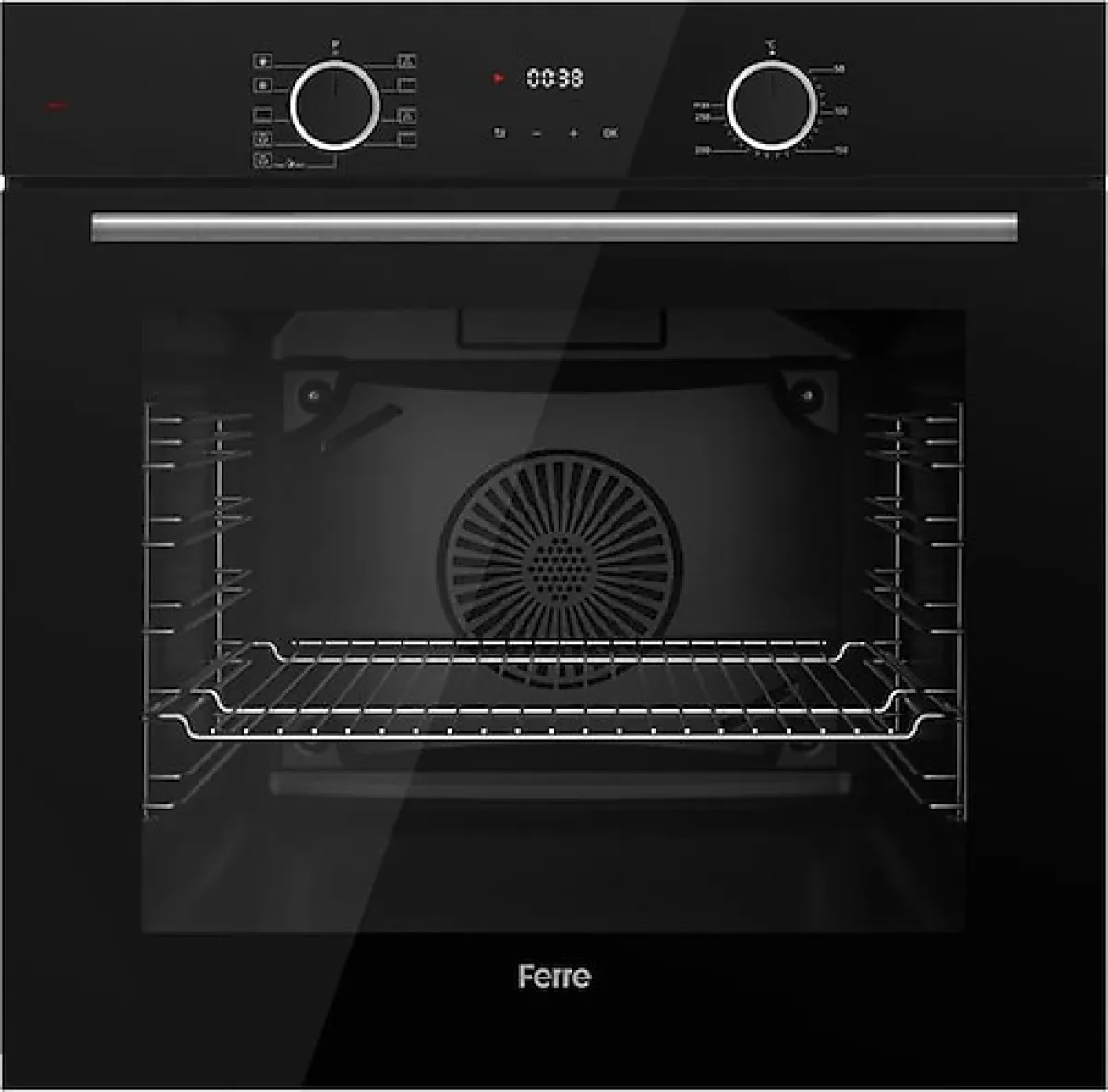 Ferre XE63CS Fryart Siyah Ankastre Fırın