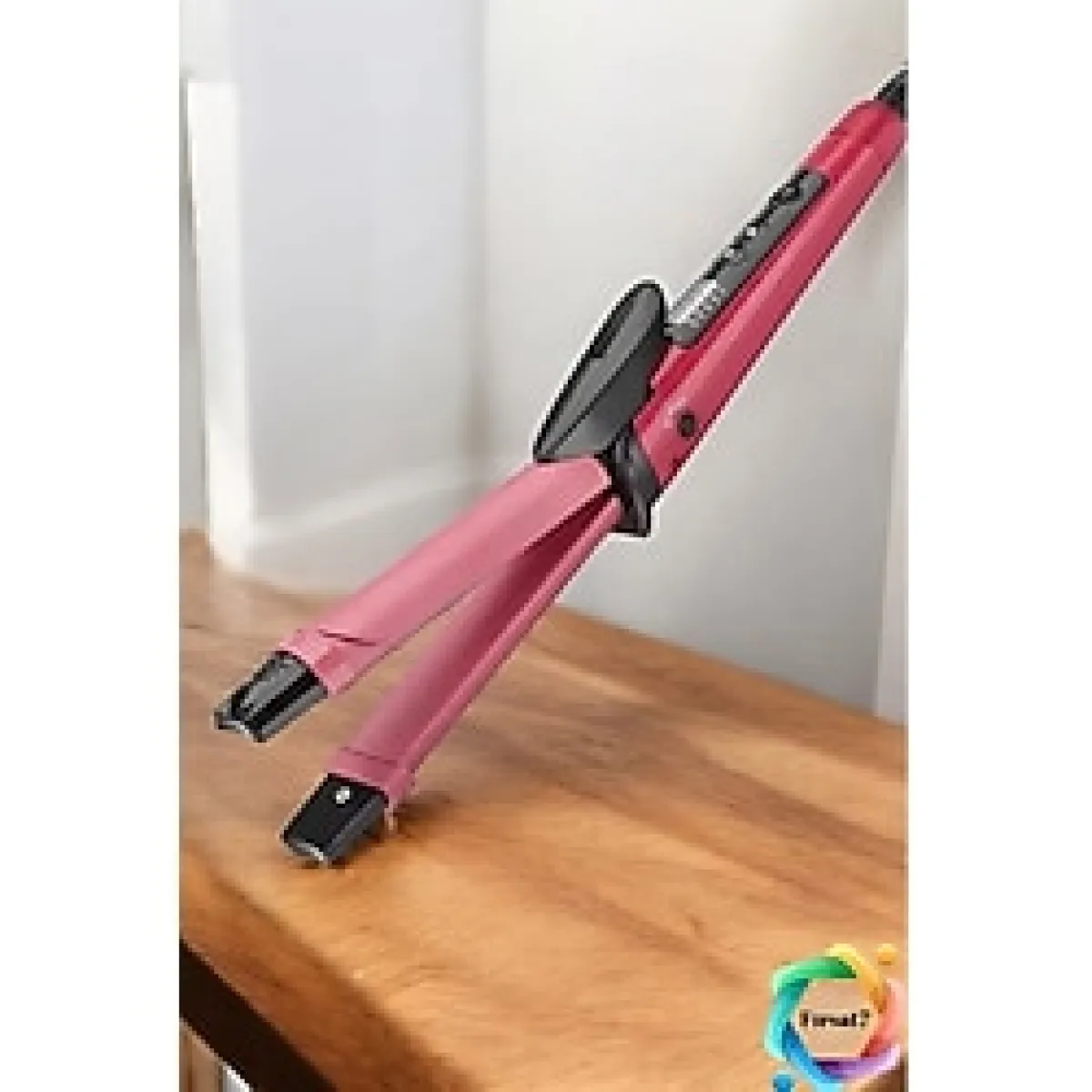 Fırsat 7 2in1 Saç Şekillendirici Düzleştirici ve Maşa Ikisi Bir Arada Isı Ayarlı Düzleştirici & Maşa - Pembe