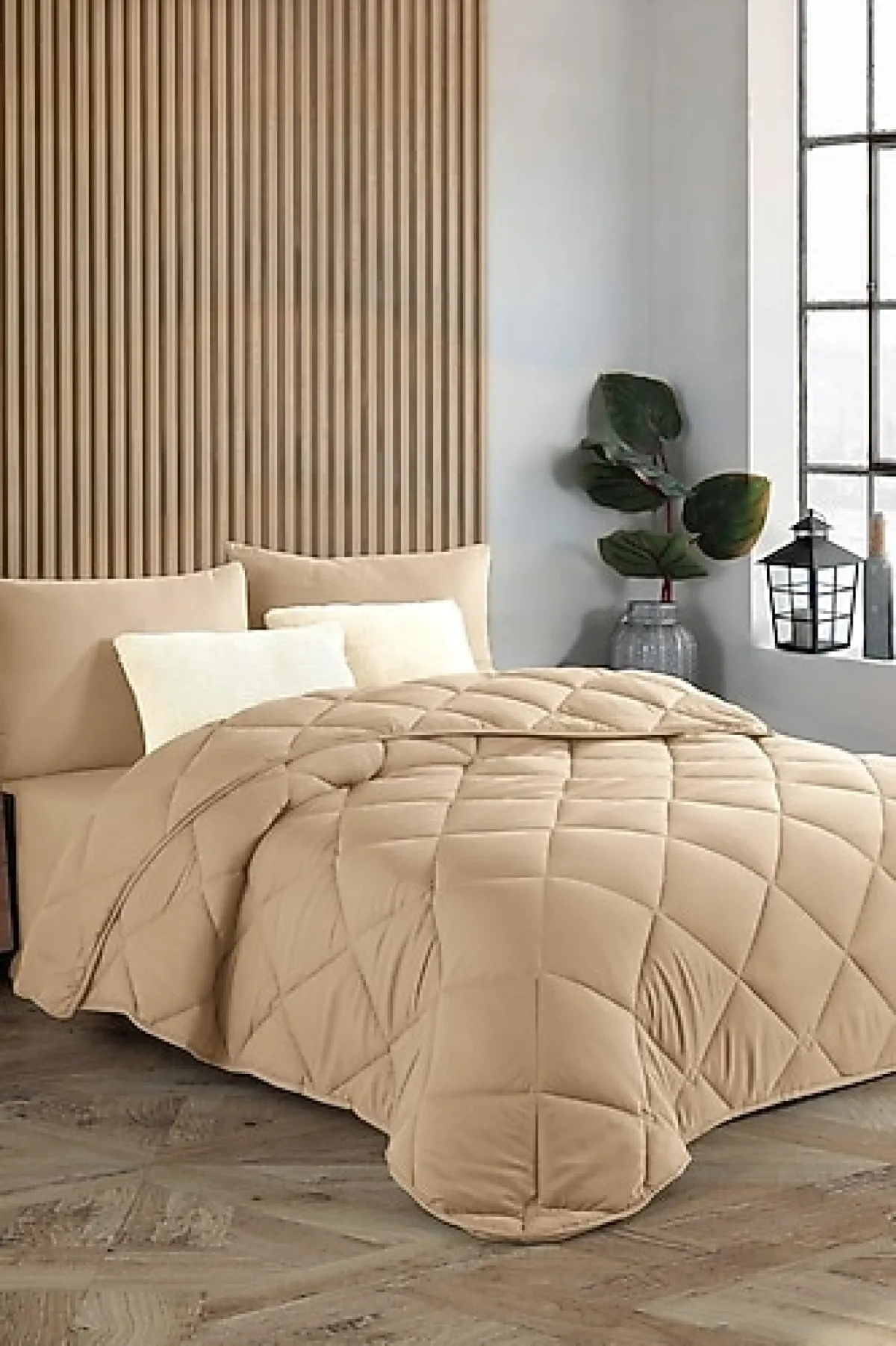 Formeya Soft Bej 155x215 cm Silikon Tek Kişilik Yorgan