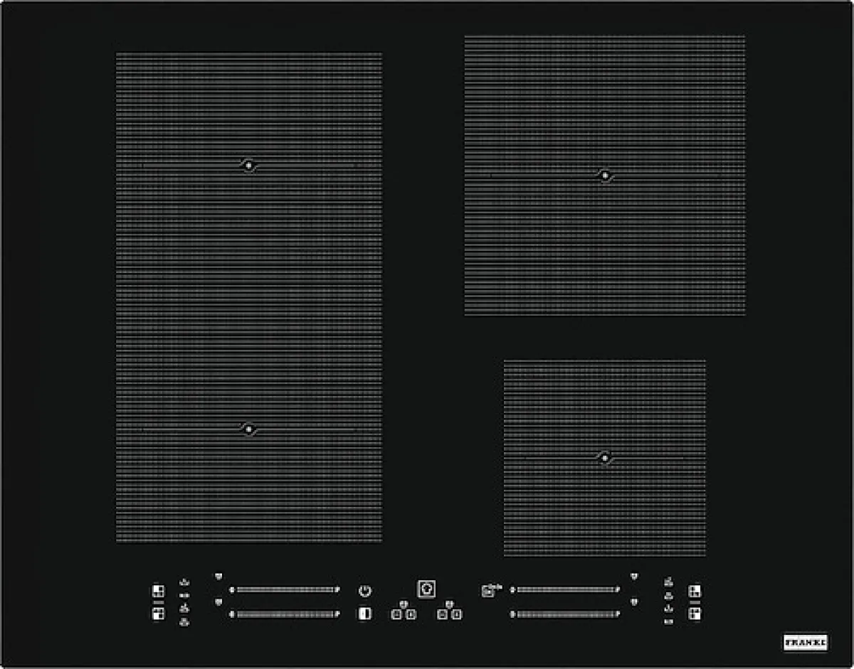 Franke Maris FMA 654 I F BK Nero Siyah İndüksiyonlu Ankastre Ocak