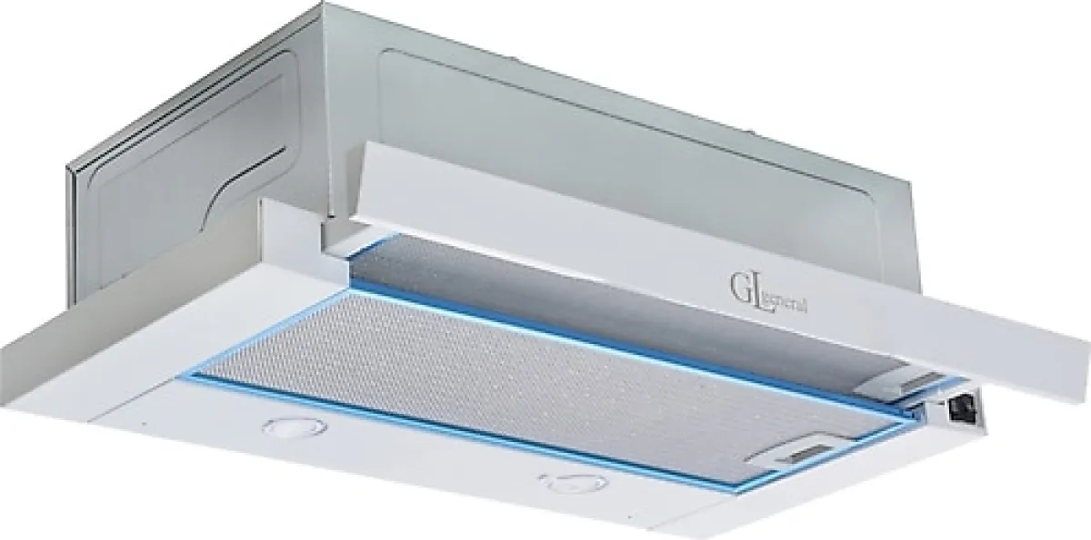 GL General Gl AS037B Beyaz Sürgülü Aspiratör