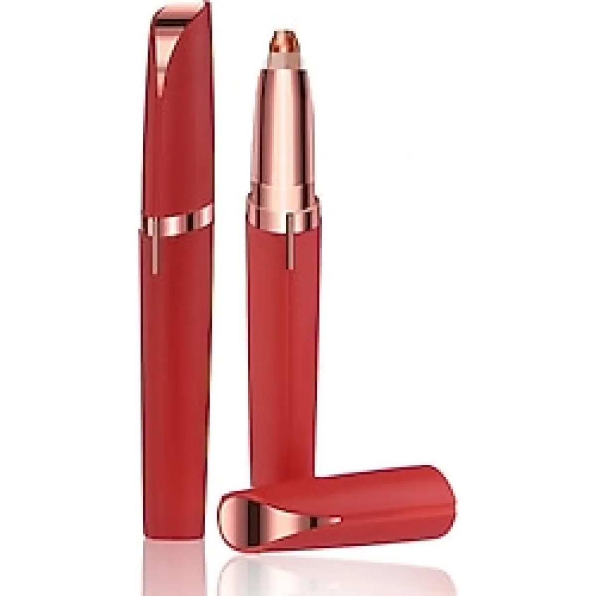 GOCENG Yüz Kaş Epilatör Kıl Kaş Bıyık Tüy Alma Aleti Epilasyon Kırmızı Traş Makinesi Model