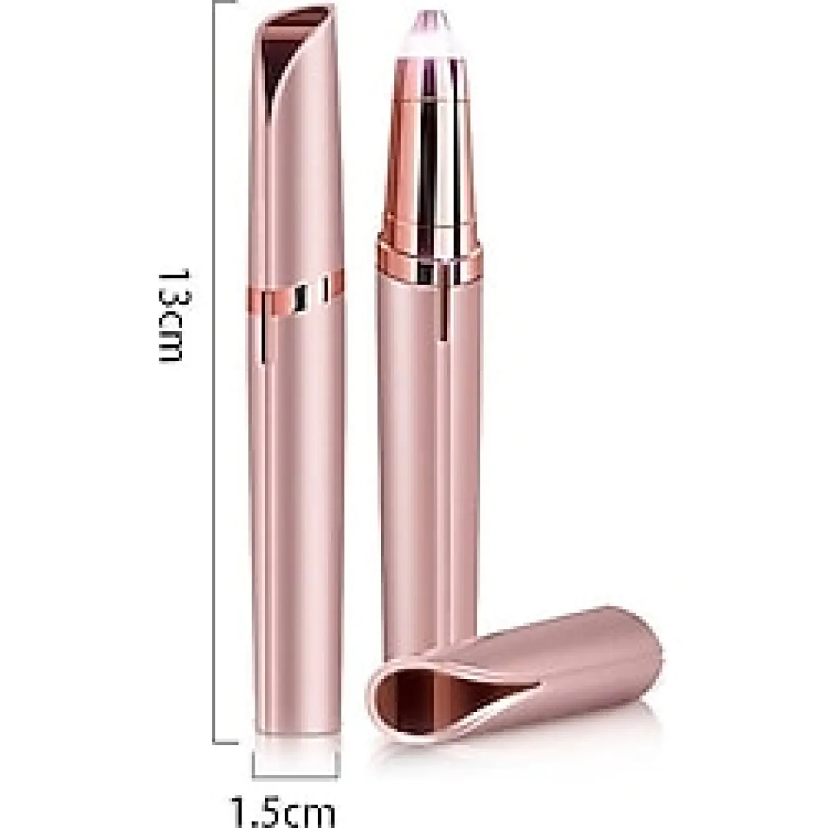 GOCENG Yüz Kaş Epilatör Kıl Kaş Bıyık Tüy Alma Aleti Epilasyon Traş Makinesi Pembe