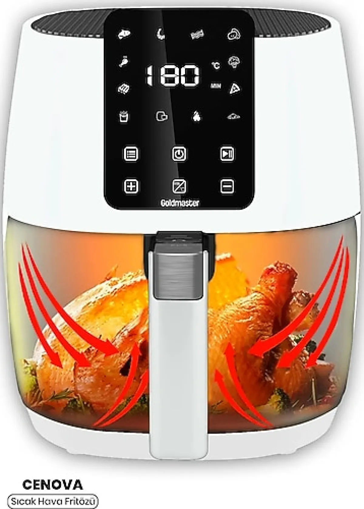 Goldmaster Cenova GM7491 4.5 lt Yağsız Fritöz