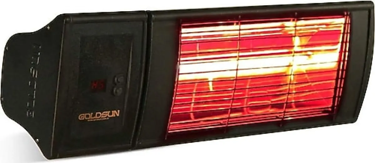 Goldsun Supra Plus GSS20P 2000 W Siyah Uzaktan Kumandalı Dış Mekan Isıtıcı