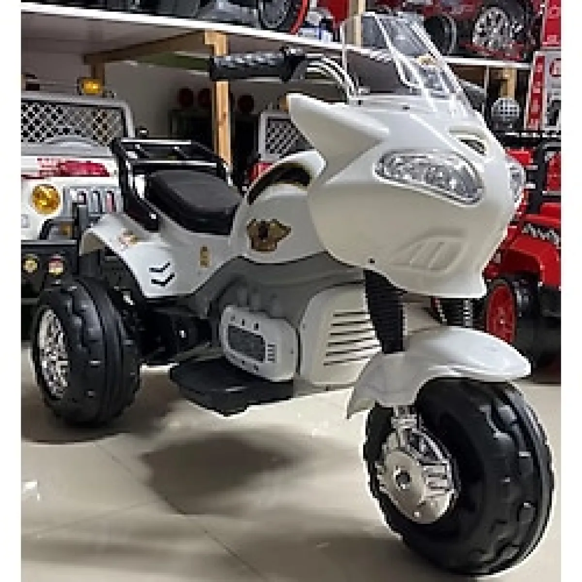 Goway 12 Volt Turbo & Müzik Çalarlı Akülü Dev Motosiklet 3-9 Yaş