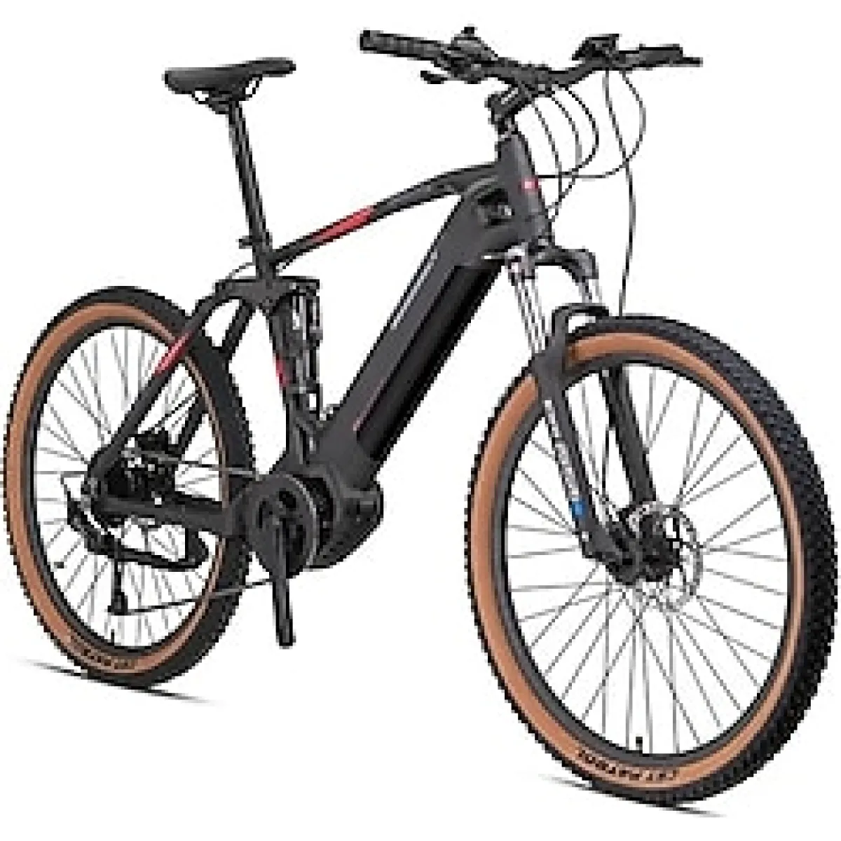 Gravıty - 29 - Mtb 18.5'- 10 Vites - Elektrikli - Mat Siyah-Füme/Kırmızı