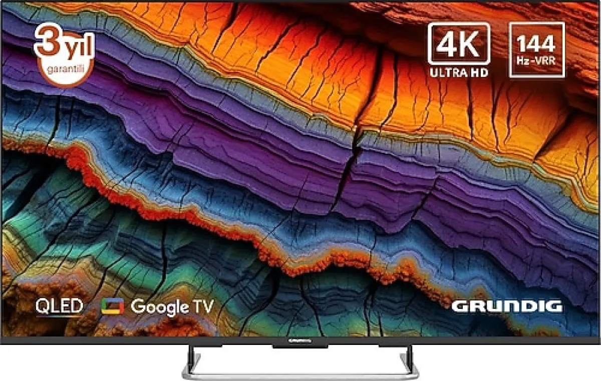 Grundig 55 GQ 800A 4K Ultra HD 55" 140 Ekran Uydu Alıcılı Google Smart QLED TV
