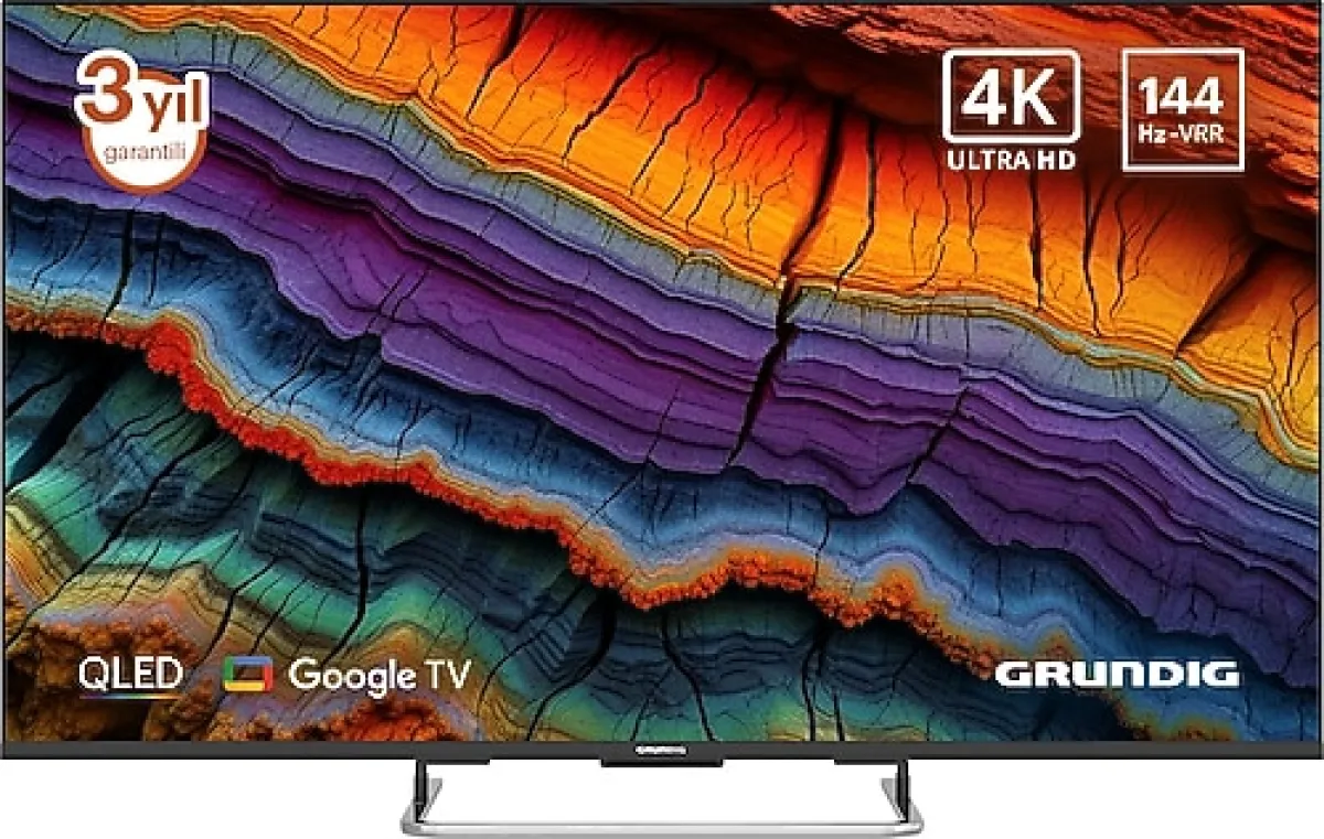 Grundig 65 GQ 800A 4K Ultra HD 65" 165 Ekran Uydu Alıcılı Google Smart QLED TV