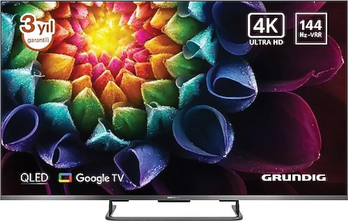 Grundig 65 GQ 850A 4K Ultra HD 65" 165 Ekran Uydu Alıcılı Google Smart QLED TV