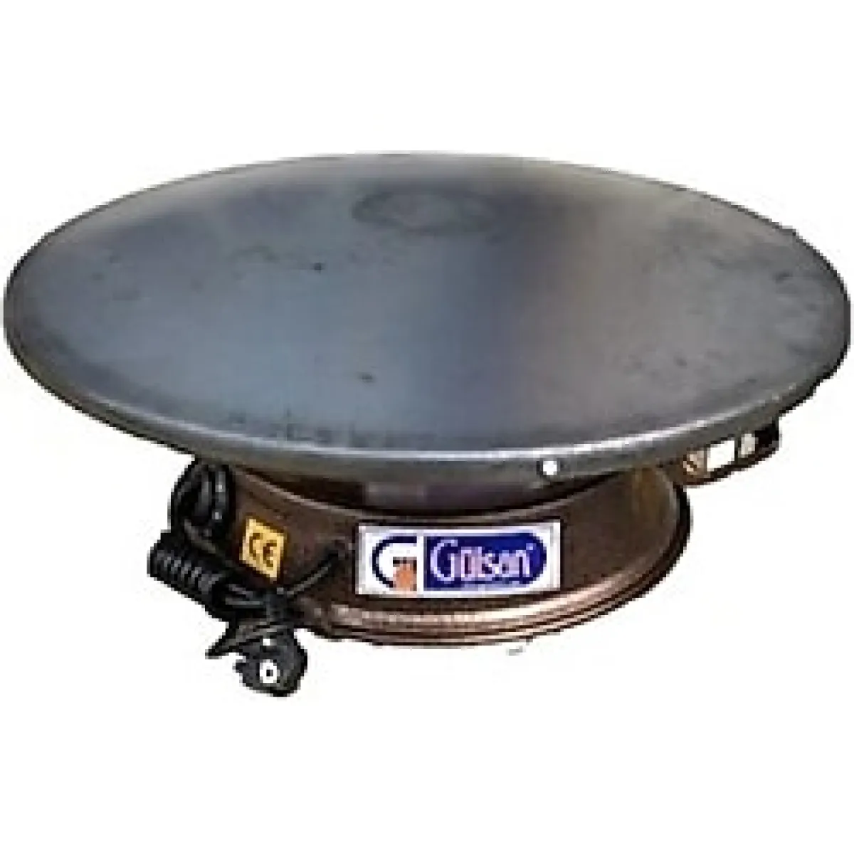 Gülsan Kara Sac Elektrikli Termostatlı Gözleme Sacı Katmer Sacı Yufka Sacı - Siyah - Gri