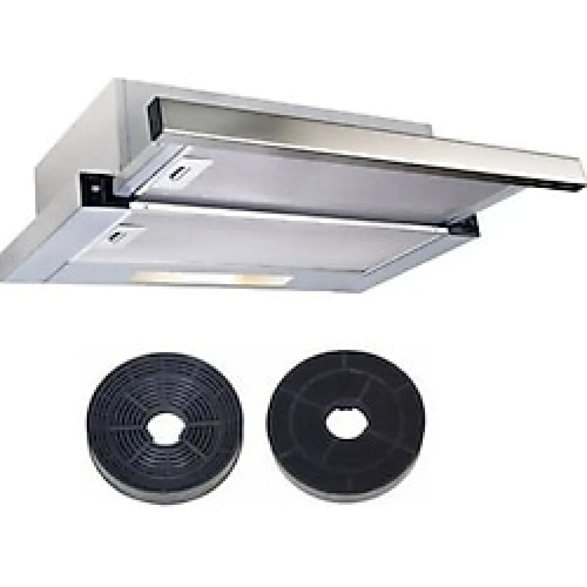 HİBSAN Hibsan İnox Karbon Filtreli Bacasız Mutfak Aspiratörü