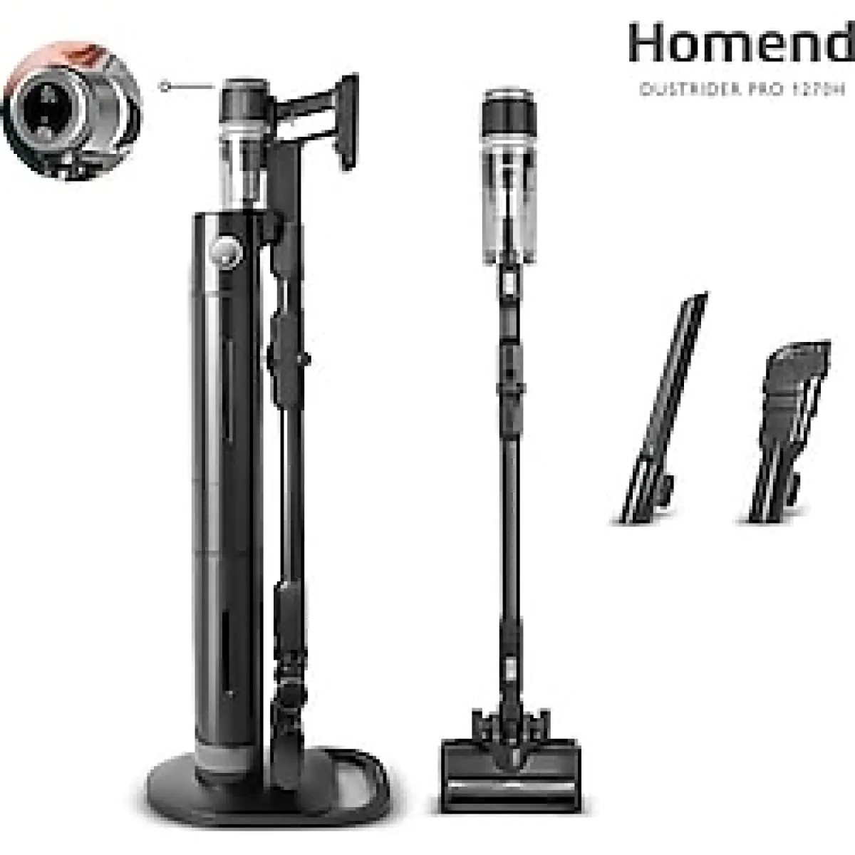 Homend Dustrider Pro 1270H Şarjlı Dikey Süpürge