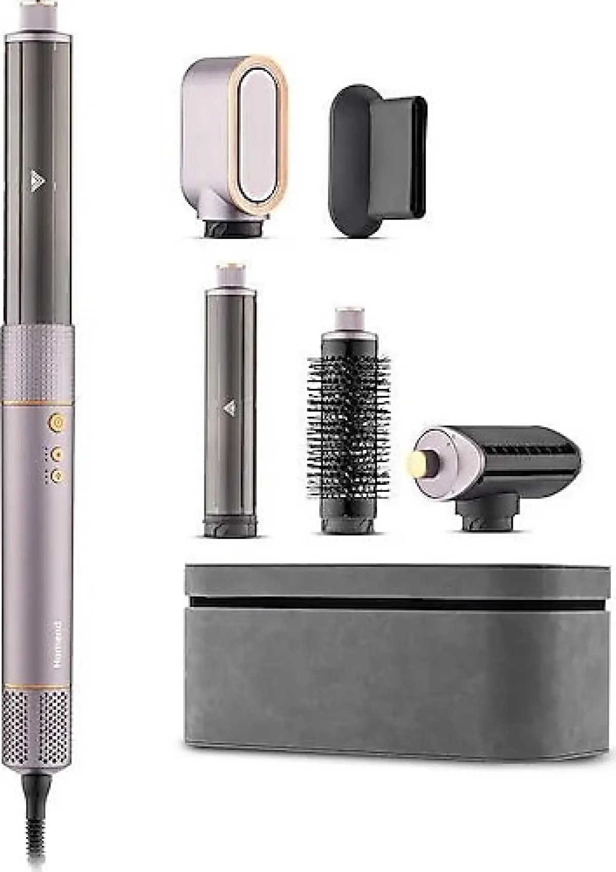 Homend Hairmony 4606H Plus Mor Saç Şekillendirme Seti