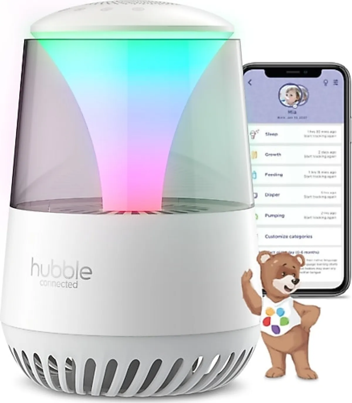 Hubble Connected Pure Gece Lambası Hava Temizleyici