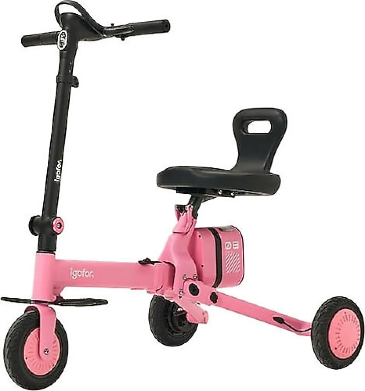 Igofor Koltuklu 350 W Pembe 3 Tekerlekli Elektrikli Scooter