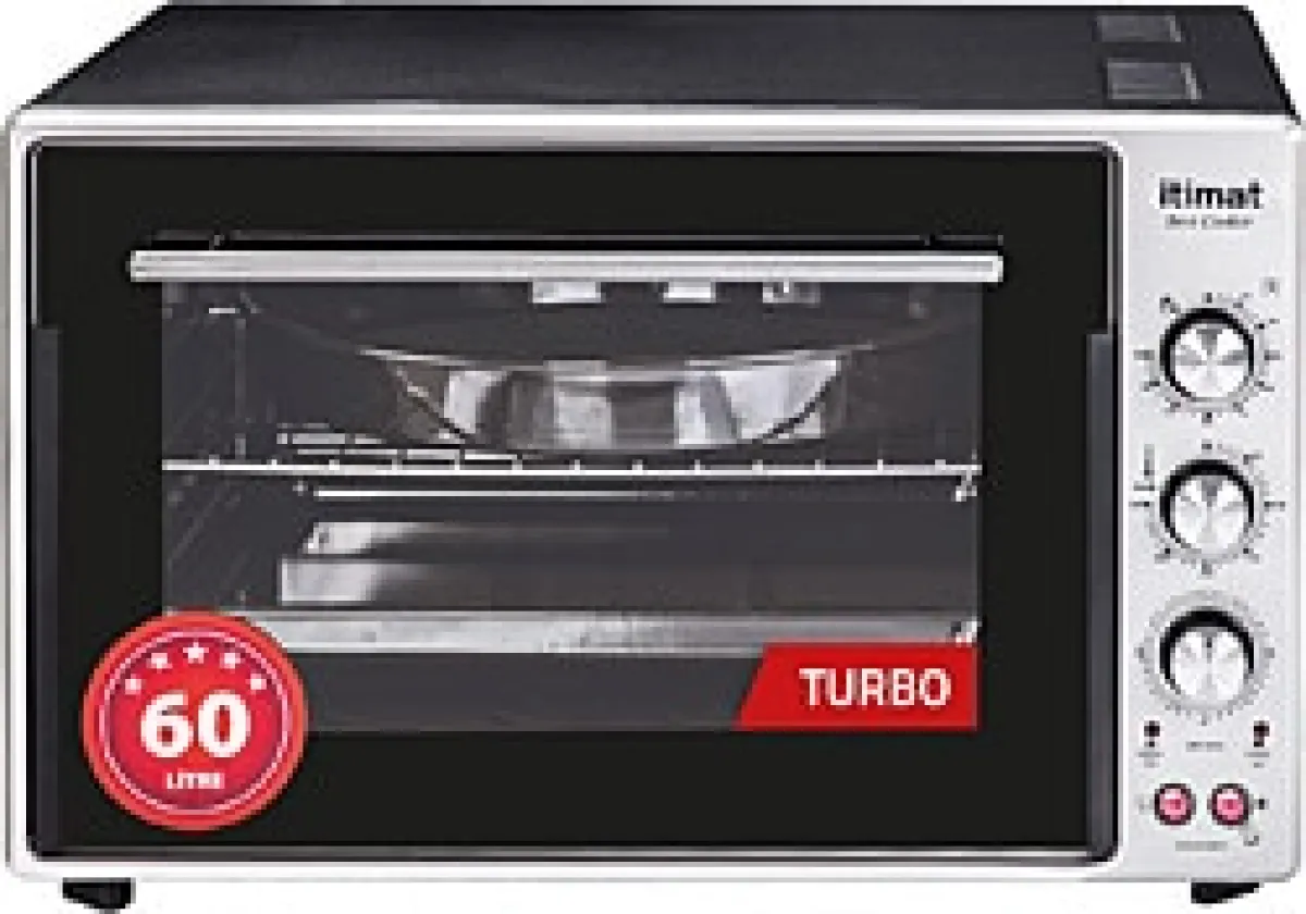 İtimat 8062 Çift Camlı 60 lt Inox Midi Fırın