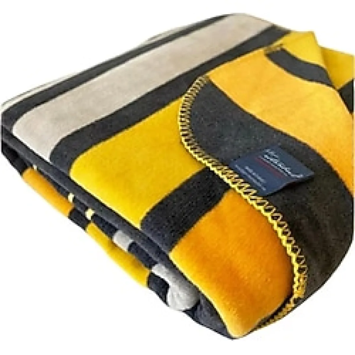 Iyi Geceler İstanbul In Line Tek Kişilik Pamuk Battaniye-Sarı