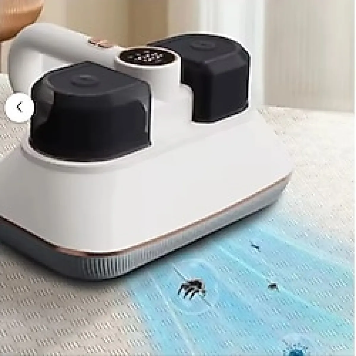 Kablosuz LCD Mini Şarjlı Uv-C Işık Akar Yatak Kedi Köpek Tüy Mite Toplayıcı Toz Nem Alma El Süpürge