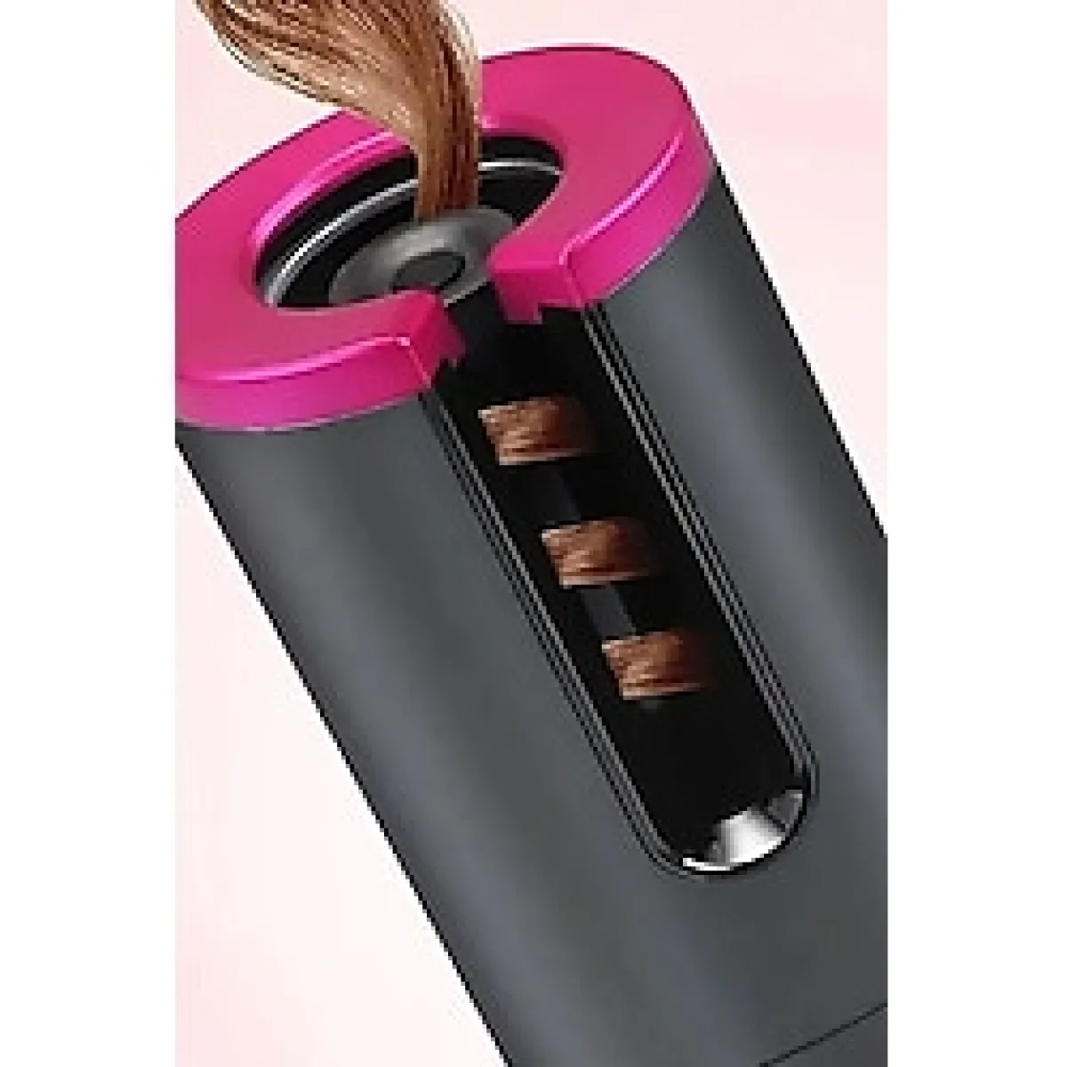 Kablosuz Taşınabilir Şarjlı Saç Maşası LCD Ekran Seramik Otomatik Saç Dalgalandırma Maşası