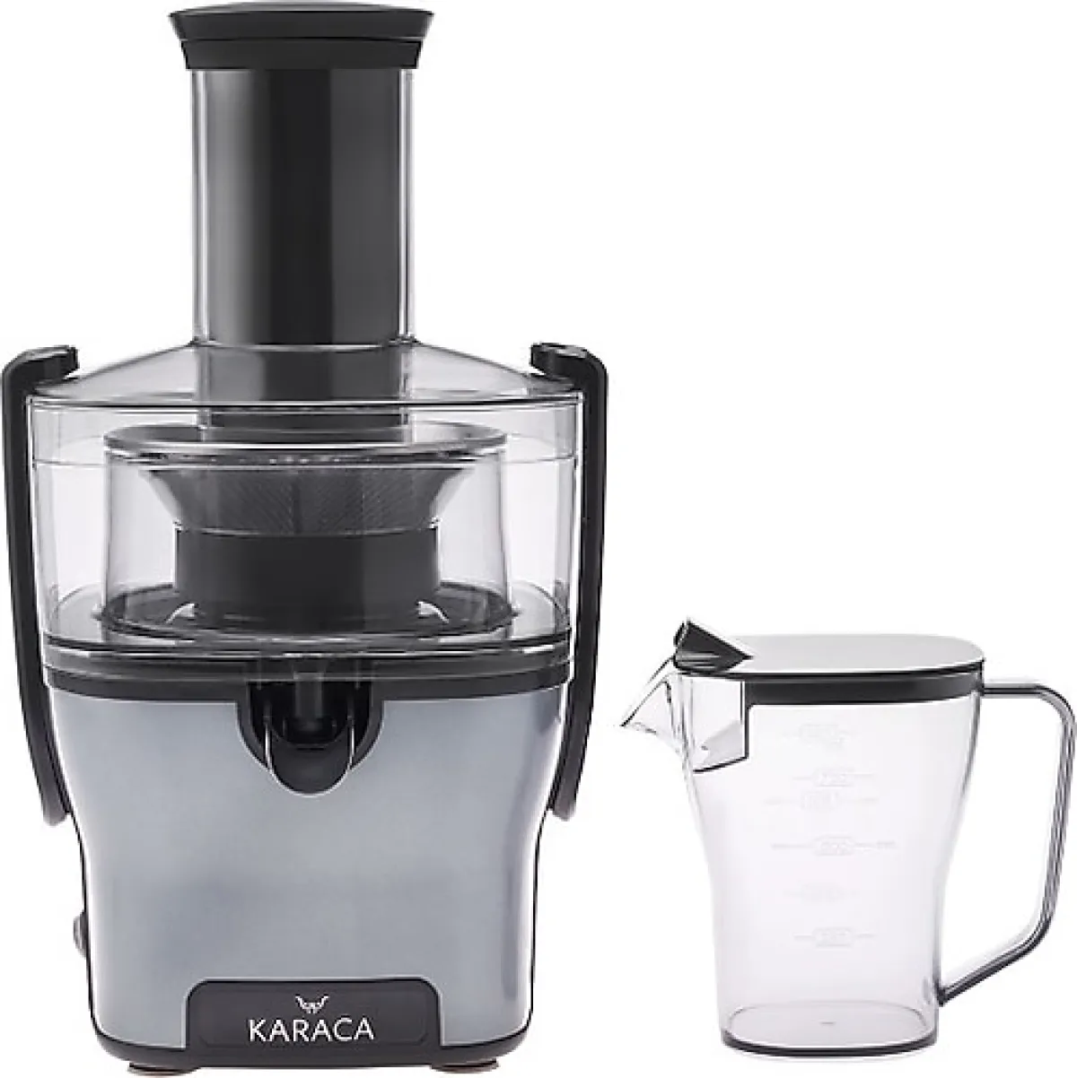 Karaca 1501 Maxvit Antrasit 1500 W Çelik Katı Meyve Sıkacağı