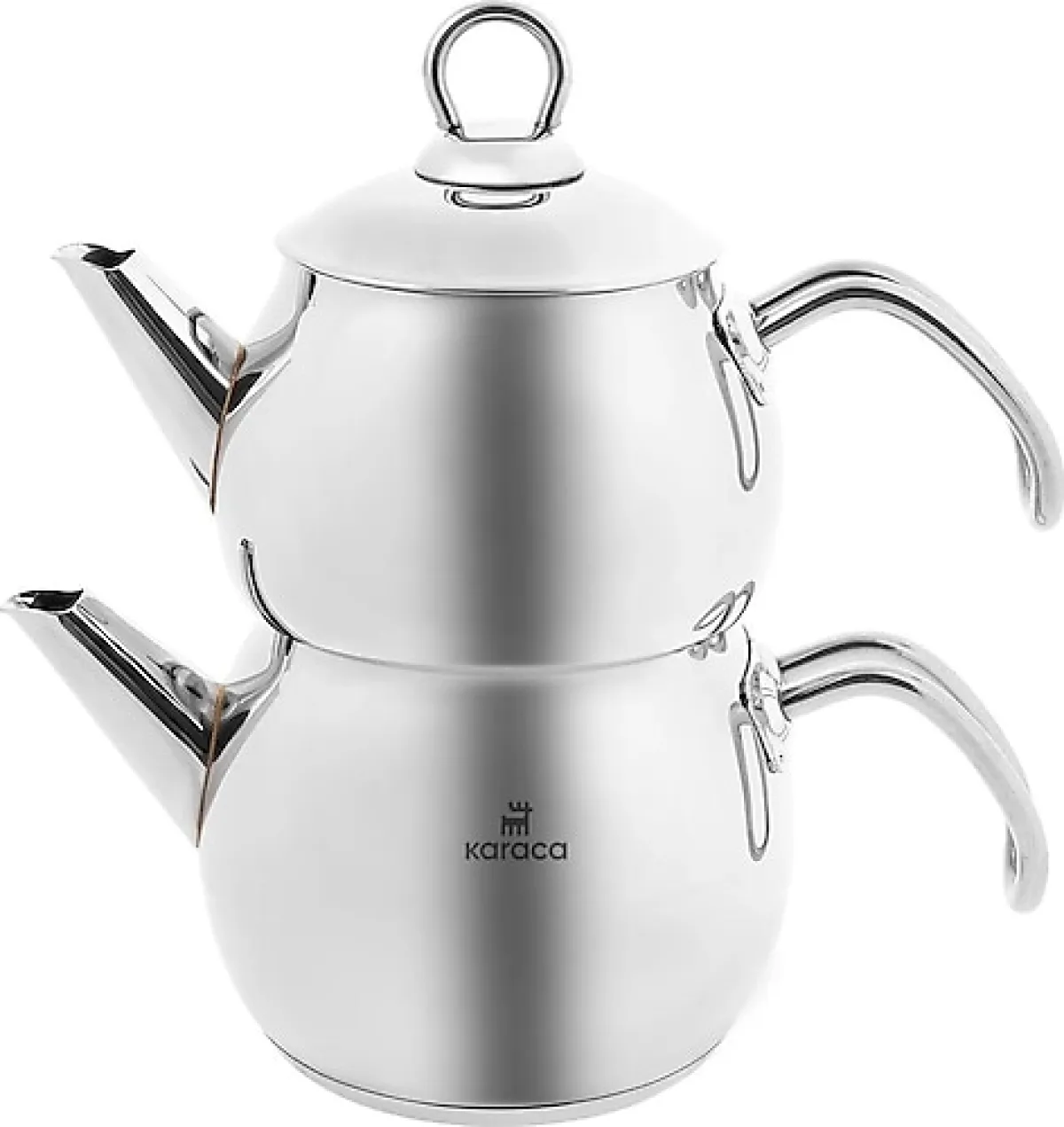 Karaca Adelya Çelik Saplı Mini Boy Çaydanlık