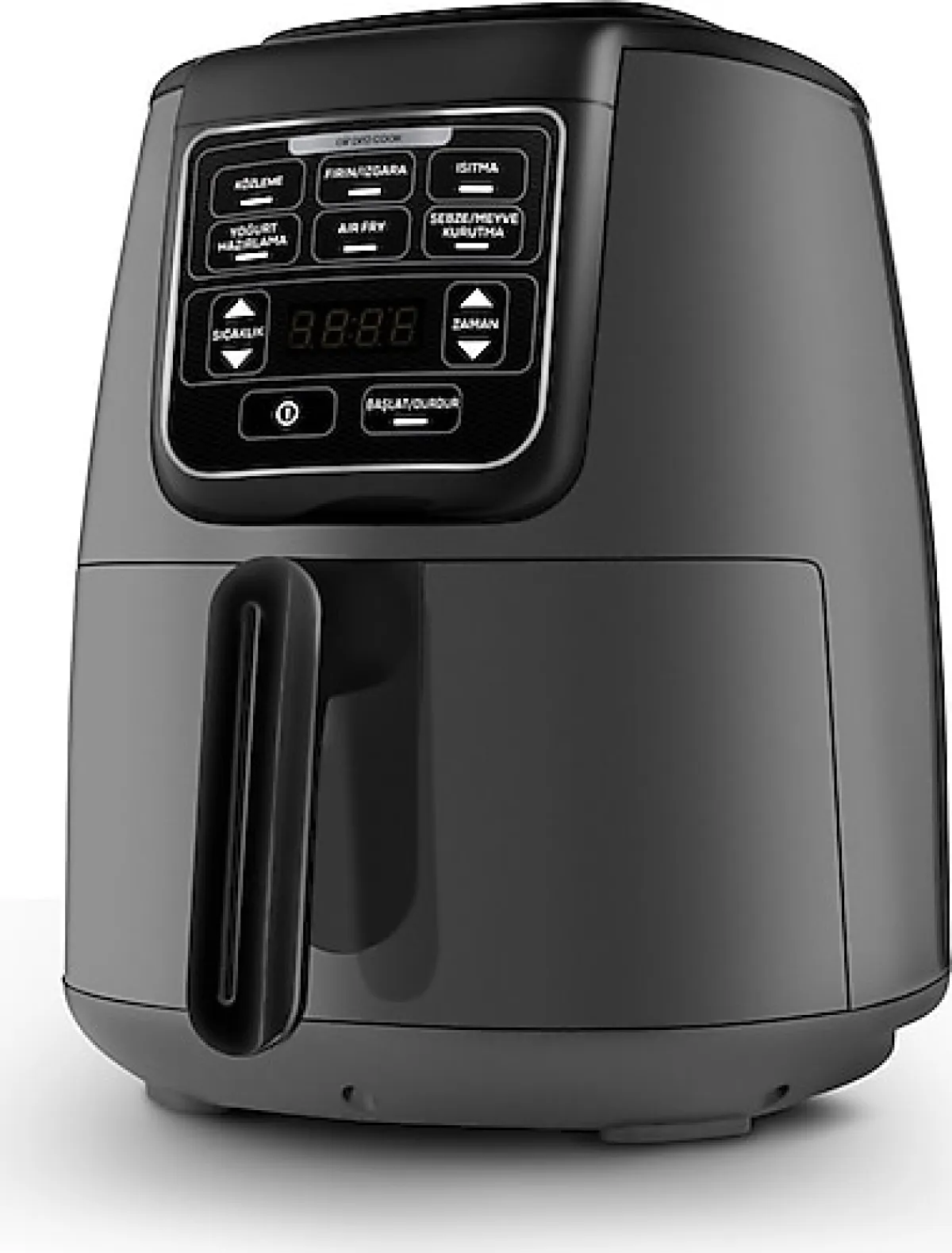 Karaca Air Pro Cook Köz XL Airfryer 4 lt Yağsız Space Gray Black Fritöz